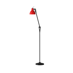 LUXY F1 - Gulvlampe - Matt Black - Glossy Red - Rotaliana