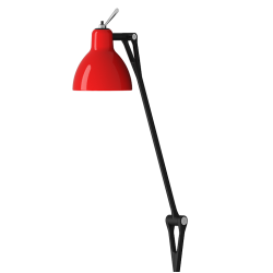 LUXY F1 - Gulvlampe - Matt Black - Glossy Red - Rotaliana