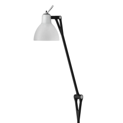 LUXY F1 - Gulvlampe - Matt Black - Etched White - Rotaliana