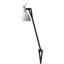 LUXY F1 - Gulvlampe - Matt Black - Glossy White - Rotaliana