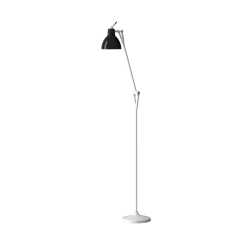 LUXY F1 - Gulvlampe - Glossy White - Glossy Black  - Rotaliana