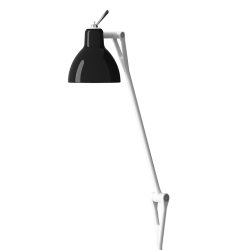 LUXY F1 - Gulvlampe - Glossy White - Glossy Black  - Rotaliana