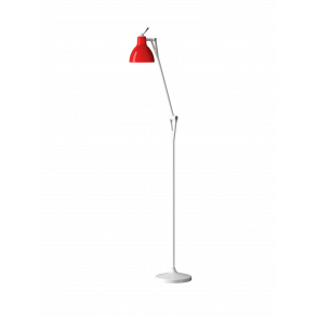 LUXY F1 - Gulvlampe - Glossy White - Glossy Red - Rotaliana