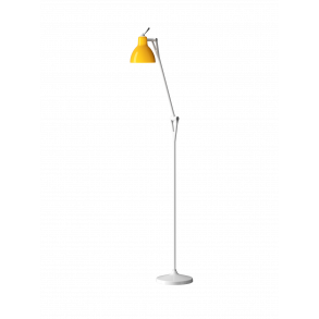 LUXY F1 - Gulvlampe - Glossy White - Glossy Yellow - Rotaliana