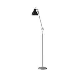 LUXY F1 - Gulvlampe - Silver - Glossy Black - Rotaliana