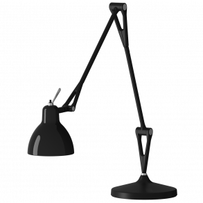 LUXY T2 - Bordlampe - Matt Black - Glossy Black - Rotaliana