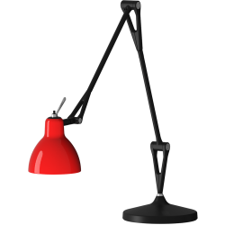 LUXY T2 - Bordlampe - Matt Black - Glossy Red - Rotaliana