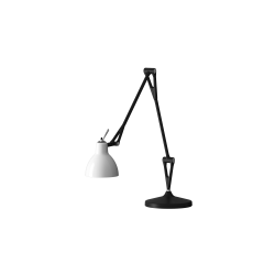 LUXY T2 - Bordlampe - Matt Black - Glossy White - Rotaliana