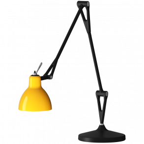 LUXY T2 - Bordlampe - Matt Black - Glossy Yellow - Rotaliana