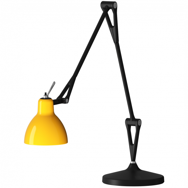 LUXY T2 - Bordlampe - Matt Black - Glossy Yellow - Rotaliana