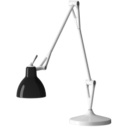 LUXY T2 - Bordlampe - Glossy White - Glossy Black - Rotaliana