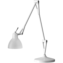 LUXY T2 - Bordlampe - Mat Hvid - Skrm Mat Hvid - Rotaliana