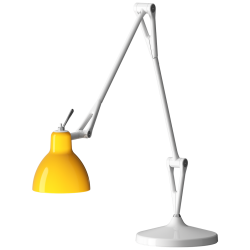 LUXY T2 - Bordlampe - Glossy White - Glossy Yellow - Rotaliana
