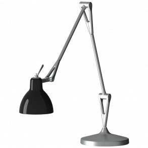 LUXY T2 - Bordlampe - Silver - Glossy Black - Rotaliana