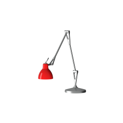 LUXY T2 - Bordlampe - Silver - Glossy Red - Rotaliana