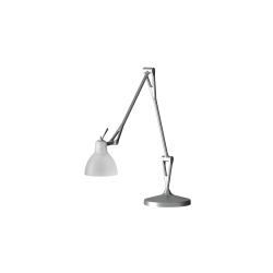 LUXY T2 - Bordlampe - Silver - Etched White - Rotaliana