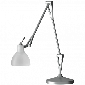 LUXY T2 - Bordlampe - Silver - Etched White - Rotaliana