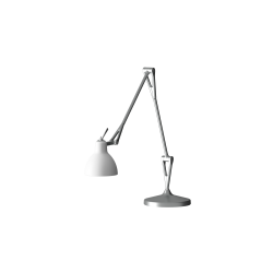 LUXY T2 - Bordlampe - Silver - Glossy White - Rotaliana