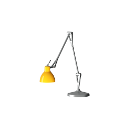 LUXY T2 - Bordlampe - Silver - Glossy Yellow - Rotaliana