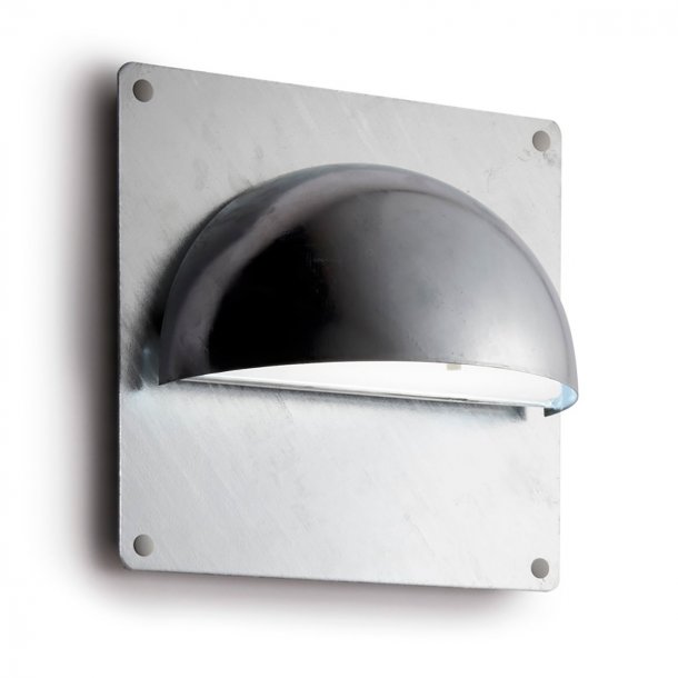 Rrhat Bagplade - Galvaniseret Stl - Light-Point