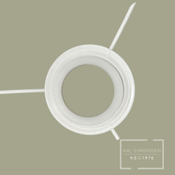 Recesring til E27 Fatning - Hvid