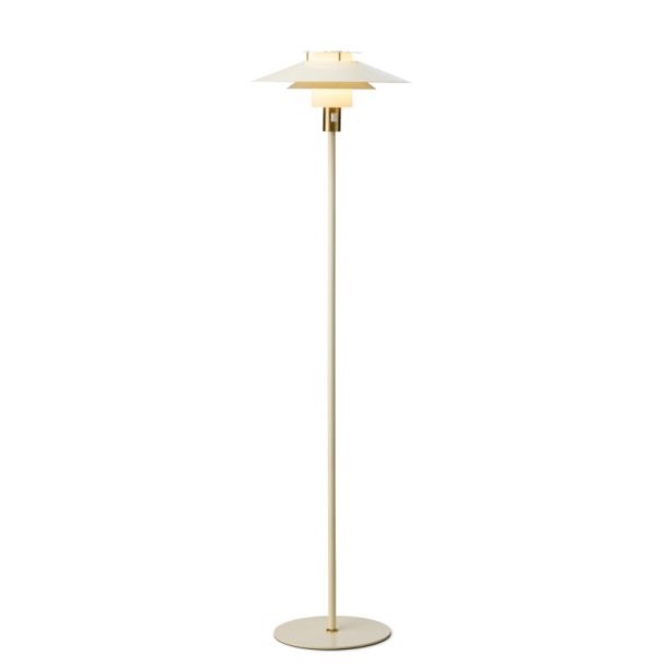 Rivoli Gulvlampe - Creme/Messing - �40 - Halo Design