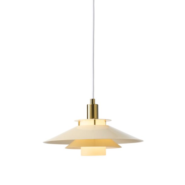 Rivoli Pendel - Creme/Messing - �26 - Halo Design