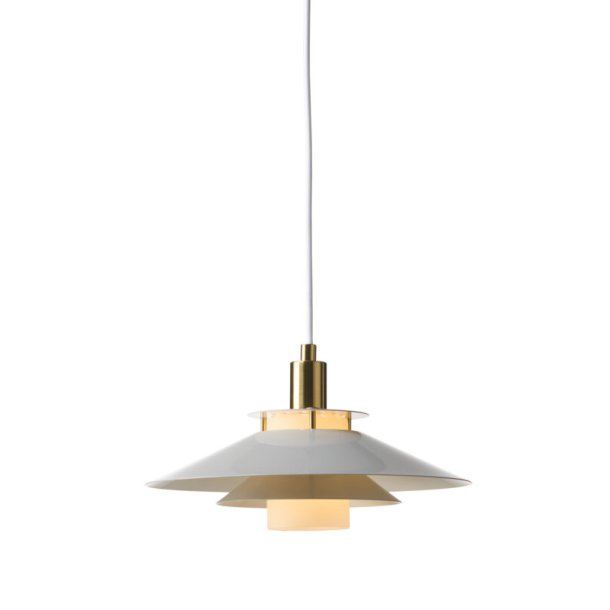 Rivoli Pendel - Gr�/Messing - �26 - Halo Design