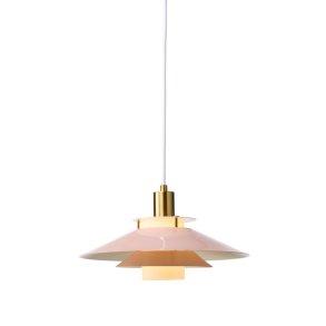 Rivoli Pendel - Rose/Messing - �26 - Halo Design