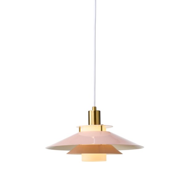 Rivoli Pendel - Rose/Messing - �26 - Halo Design