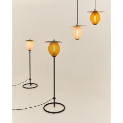 Satellite Gulvlampe - Creme Hvid/Sort - Udendrs - Gubi