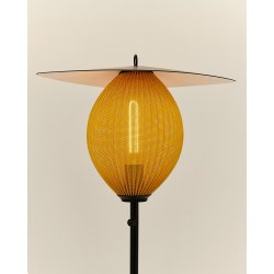 Satellite Gulvlampe - Senneps Gul/Sort - Udendrs - Gubi