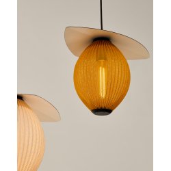 Satellite Pendel - Senneps  Gul/Sort - 22 - Udendrs - Gubi