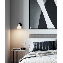 LUXY H0 - Vg / Loftslampe - Hvid - Mat Hvid Glas - Rotaliana