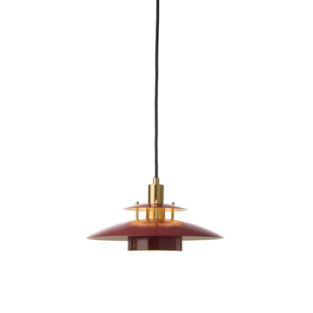 S�rup Pendel - �25 - Merlot/Messing - Halo Design