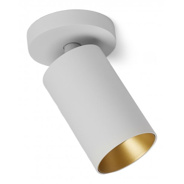SpotOn - Circle1 - Hvid/Guld - Antidark