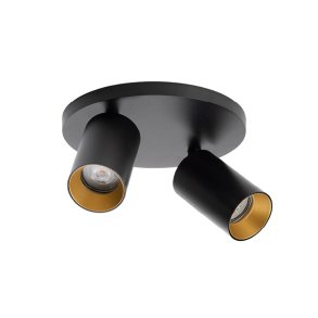 SpotOn - Circle2 - Sort/Guld - Antidark