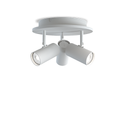 Tyson 3 Spot Rundel - Hvid - Belid