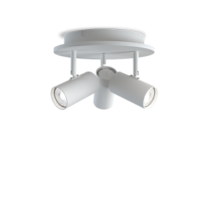 Tyson 3 Spot Rundel - Hvid - Belid