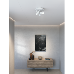 Tyson 3 Spot Rundel - Hvid - Belid