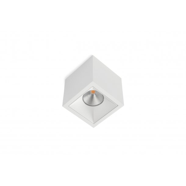 Square Loftslampe - Hvid - Antidark