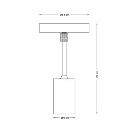 Starlight Genopladelig Bordlampe - Krom/Hvid Marmor - 3-Trin - Dyberg Larsen