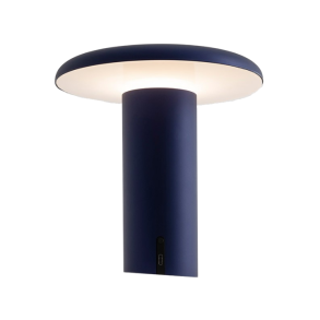 Takku - Trdls Bordlampe - Bl Anodiseret - Artemide