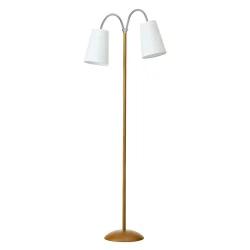 Tango Gulvlampe - Tr�look - Hvid/Hvid - Nielsen Light