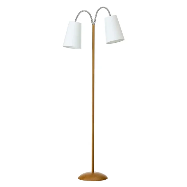 Tango Gulvlampe - Tr�look - Hvid/Hvid - Nielsen Light