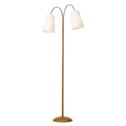 Tango Gulvlampe - Tr�look - Hvid/Hvid - Nielsen Light