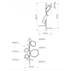 Tell Me Stories Vglampe - Sort - DCW ditions Paris
