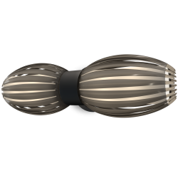 Tentacle Vglampe Duo - Sort/Rgfarvet - Herstal