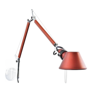 Tolomeo micro vglampe - Rd - Inkl. Vgbeslag - Artemide