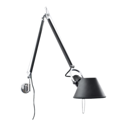 Tolomeo mini Vglampe - Sort - Inkl. Vgbeslag - Artemide